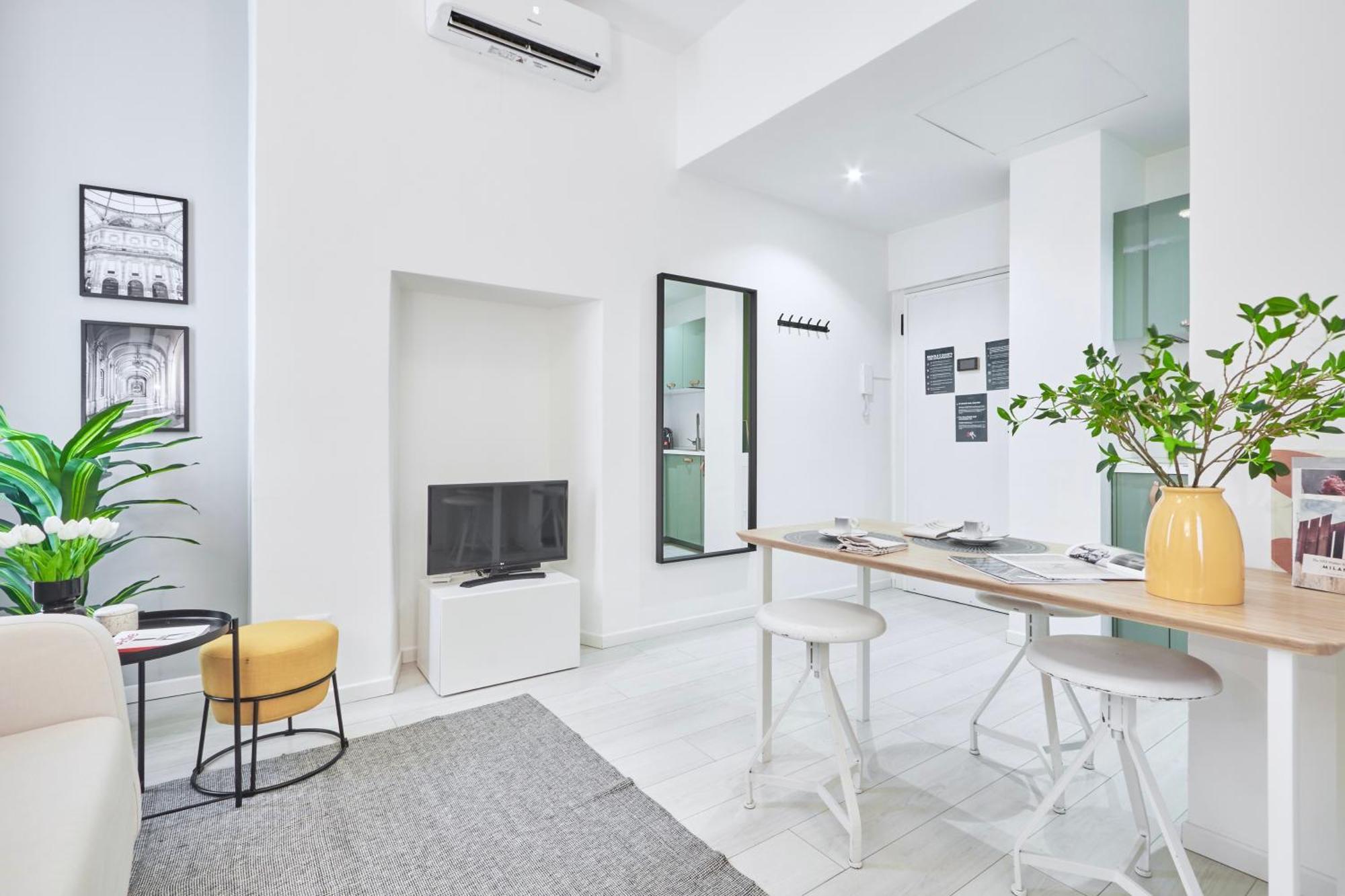 Elegante Appartamento Minimal Dai Tocchi Botanici Milano Exteriör bild